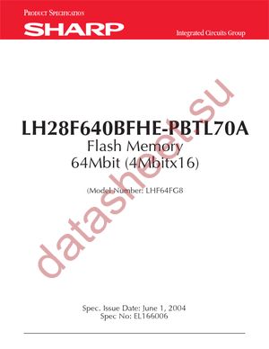 LH28F640BFHE-PBTL70A datasheet  